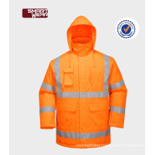 safety uniform workwear 300D oxford reflective cheap suitfire resistant safety jacket